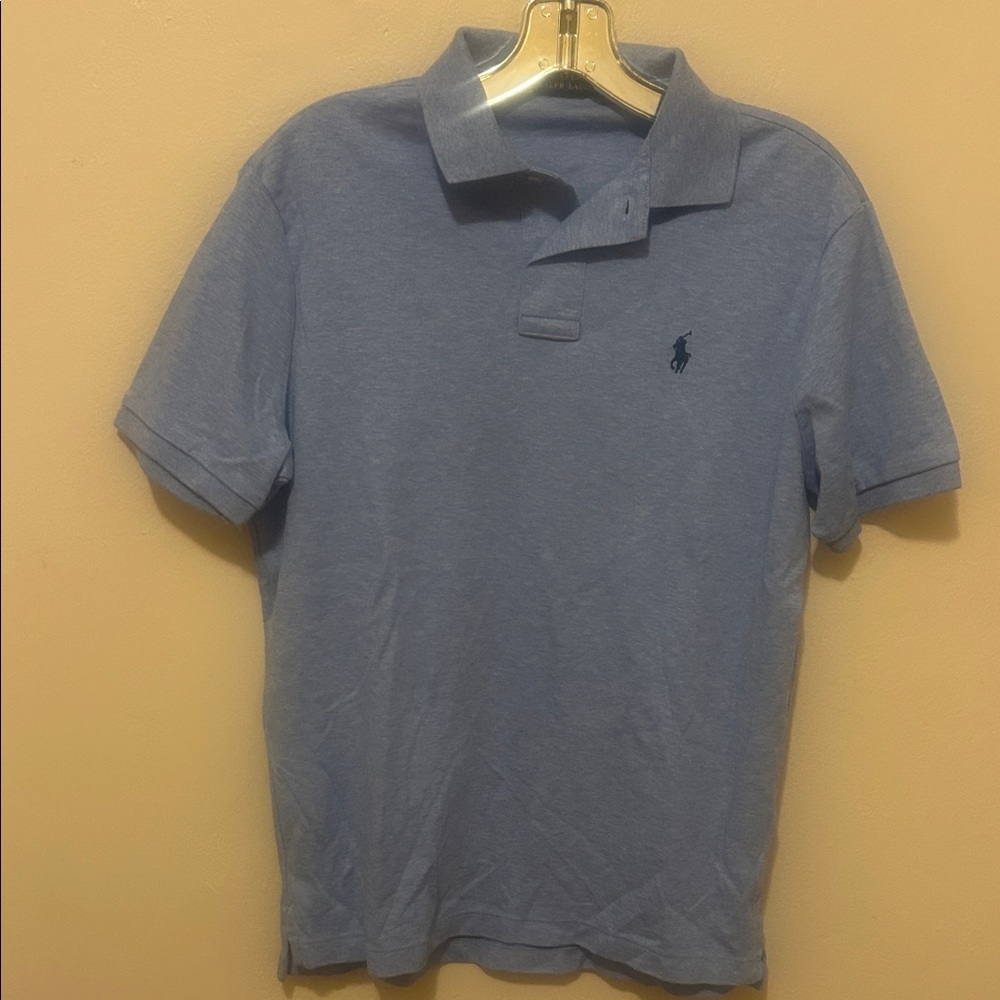 Polo by Ralph Lauren Men's Light Blue Polo Shirt